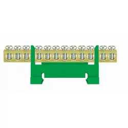 Listwa zaciskowa LZ 12 Zielona E.4021 PAWBOL