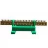 Listwa zaciskowa LZ 15 Zielona E.4022 Pawbol