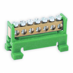 Listwa zaciskowa LZ 7 Zielona E.4020 Pawbol