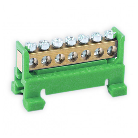 Listwa zaciskowa LZ 7 Zielona E.4020 Pawbol