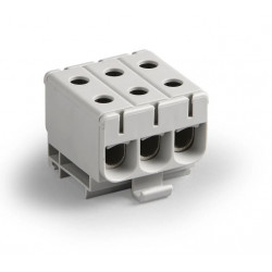 Zacisk trójtorowy KE-61.03 szary 2,5-50mm ENSTO