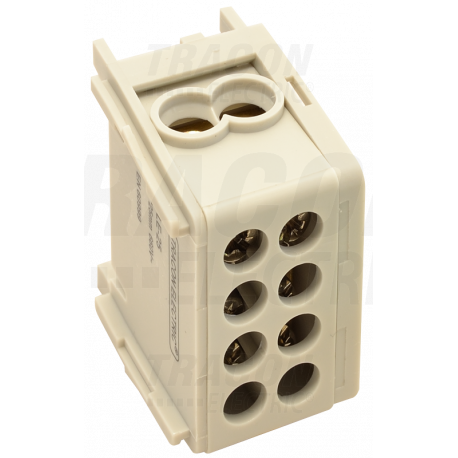 Złączka na szynę 4x16 FLE-16 szara Tracon