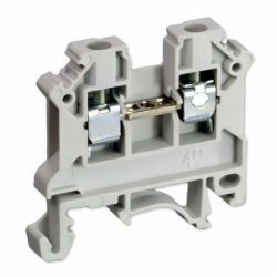 Złączka szynowa 2-przewodowa 4 mm szara ZSG1-4.0N Simet