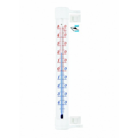 Termometr zaokienny PCV-27 średni biały 002232