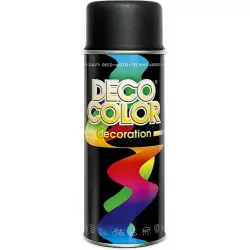 Lakier Spray Profes 400ml czarny mat DECO COLOR
