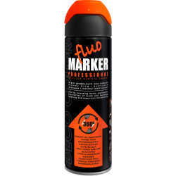Lakier Marker Spray fluo pomarańczowy 500 ml geodezyjny 006291