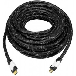 Kabel HDMI/HDMI męski 1.4 oplot 10 metrów AL-OEM-35OP ART