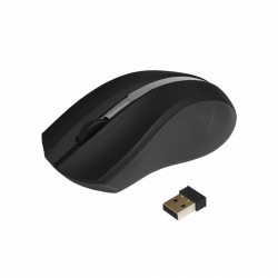 Mysz bezprzew.optyczna USB AM-97A czarna ART