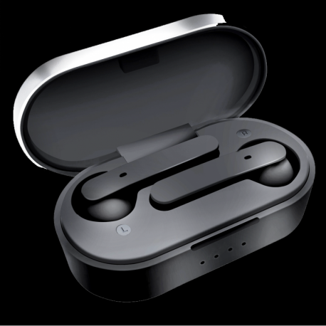 Słuchawki z mikrofonem BT TWS USB-C AP-TW-B2 czarne ART