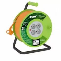 Przedłużacz bębnowy 50 m 3x1,5 pomarańczowy M01803 ACAR