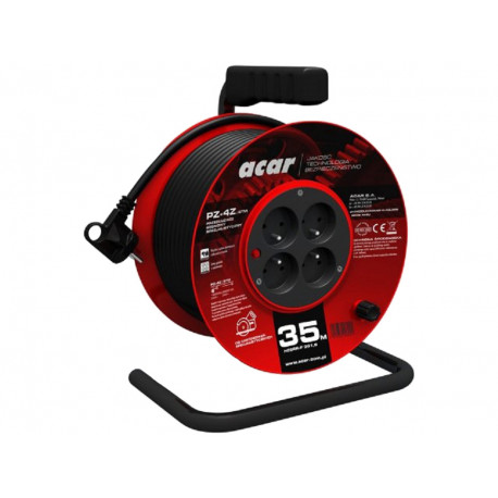 Przedłużacz bębnowy PZ-4Z/STM 3x1.5 G 35 m ACAR