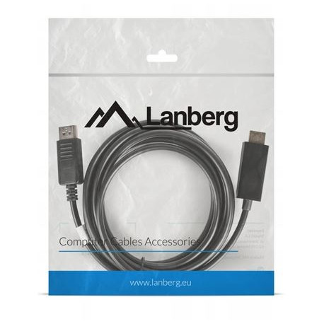 Kabel adapter DisplayPort-HDMI 3 m CA-DPHD-0030BK LANBERG