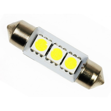 Żarówka samochodowa LED C5W 3 SMD 5050 39mm-5452