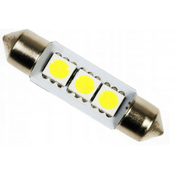 Żarówka samochodowa LED C5W 3 SMD 5050 42mm HIGH POWER