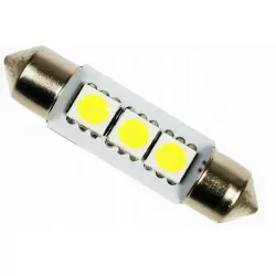 Żarówka samochodowa LED C5W 3 SMD 5050 42mm HIGH POWER