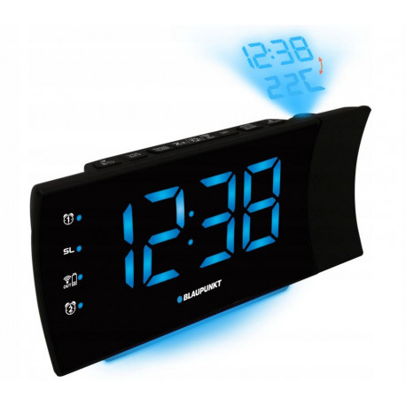 Radiobudzik z ładowarką projektor CRP81USB/FM Blaupunkt