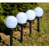 Lampka solarna wbijana KULA 10cm CW VO2214