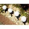 Lampka solarna wbijana KULA 10cm CW VO2214