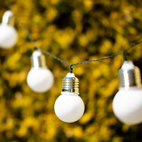 Girlanda solarna mleczna KATIA 10 LED WW ciepła barwa VO2223 VOLTENO