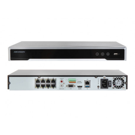 Rejestrator IP 4K NVR DS-7608NI-K2/8 PoE HikVision