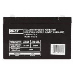 AGM 6V/12Ah F4 E-6120...