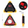Lampa wielofunkcyjna trójkąt LB0182 Libox