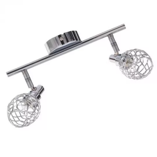 DONCASTER-2 chrome 2x G9 ceiling lamp VITALUX