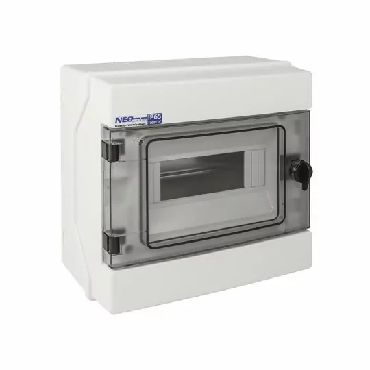 Hermetic modular 1x8 surface mounted switchgear IP65 RH-8 36.8 ELEKTRO-PLAST Opatówek