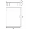 Modular switchboard 2x12 flush-mounted IP40 SRp-24 2.5 ELEKTRO-PLAST Opatówek