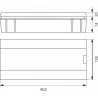 Rozdzielnica modułowa 1x18 podtynkowa SRp IP40 SRp-18 2.4 ELEKTRO-PLAST Opatówek