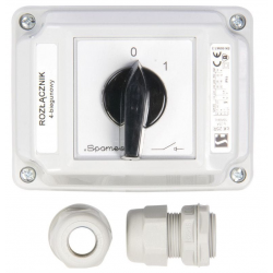 Cam switch 0-1 4P 25A in...