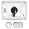 Cam switch 0-1 4P 25A in housing ŁK25R-2.8210 OB2 IP65 SPAMEL