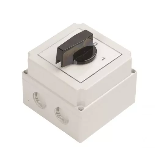 Łącznik krzywkowy 0-1 3P 40A 4G40-10-PK w obudowie APATOR