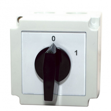 Łącznik krzywkowy 0-1 3P 40A 4G40-10-PK w obudowie APATOR