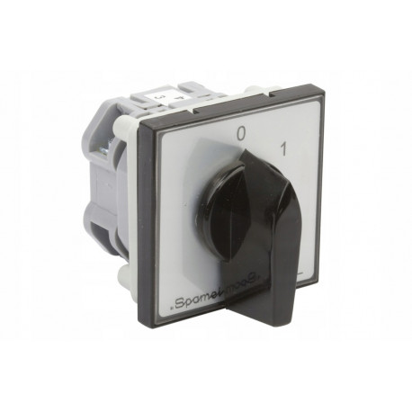 Łącznik krzywkowy do zabudowy 0-1 2P 16A ŁK16R-1.828 SPAMEL