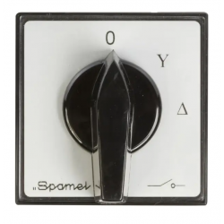 Łącznik krzywkowy gwiazda-trójkąt 3P 63A do zabudowy ŁK63-4.831P03 IP65 SPAMEL