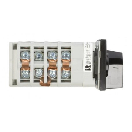 Łącznik krzywkowy gwiazda-trójkąt 3P 63A do zabudowy ŁK63-4.831P03 IP65 SPAMEL