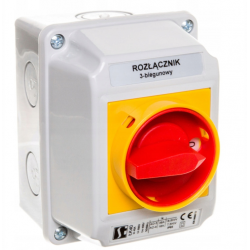 Łącznik krzywkowy ŁK40-2.8211OB2ZC IP65 Spamel