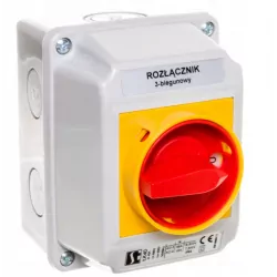 Łącznik krzywkowy ŁK40-2.8211OB2ZC IP65 Spamel