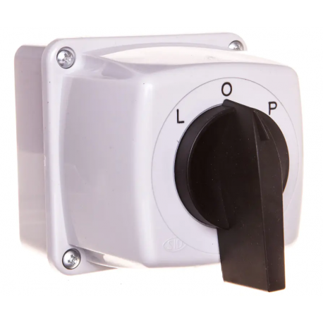 Łącznik krzywkowy L-0-P 3P 25A Łuk E25-43 952542 ELEKTROMRTR