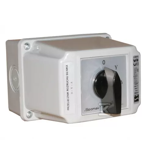 Cam switch in housing ŁK63A IP65 Spamel