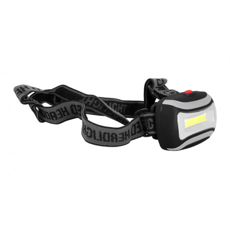 Latarka czołowa TS-1860 czarna COB LED 2W 3xAAA TIROSS