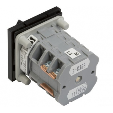 Łącznik krzywkowy 16A, przełącznik zmiany kierunku obrotów L-0-P mocowany do pulpitu SPAMEL