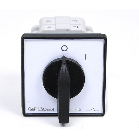 Łącznik krzywakowy 0-1 3P 12A IP65 Łuk E12-12 921201 ELEKTROMET