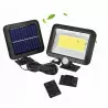 Lampa solarna SL-F1 120LED+PIR z przewodem 75410
