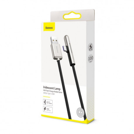 Przewód USB/USB-C CAT7C-B01 Baseus kątowy 1m-8991