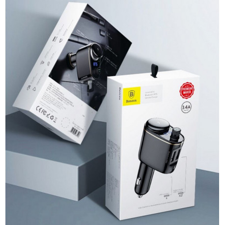 Transmiter FM MP3 BT Ładowarka 2xUSB CCALL-RH01-9004