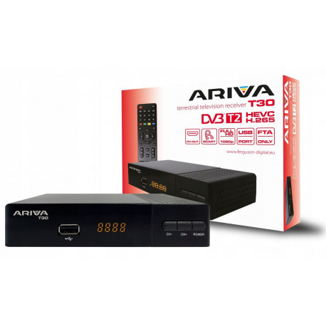 Tuner dekoder DVBT/T2 HEVC/H.265 T30 Ariva Ferguso-9011