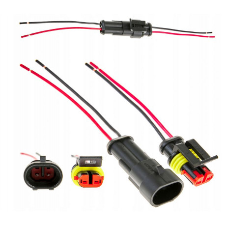 Złącze hermetyczne OH-2 2-pinowe wt-gn 39989-9015