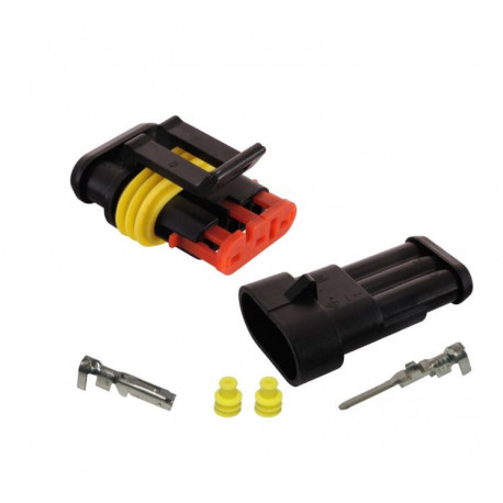 Złącze hermetyczne OH-3 3-pinowe wt/gn 39990-9017